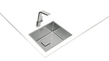 FlexLinea RS15 50.40 - 3-in-1 Installation	stainless steel sink with one bowl (ref: 115000012)