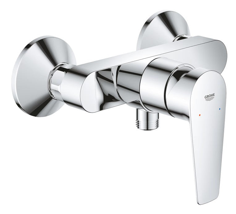 GROHE 2363610F BauEdge Single Lever Shower Mixer, Starlight Chrome, 8.0 L/min
