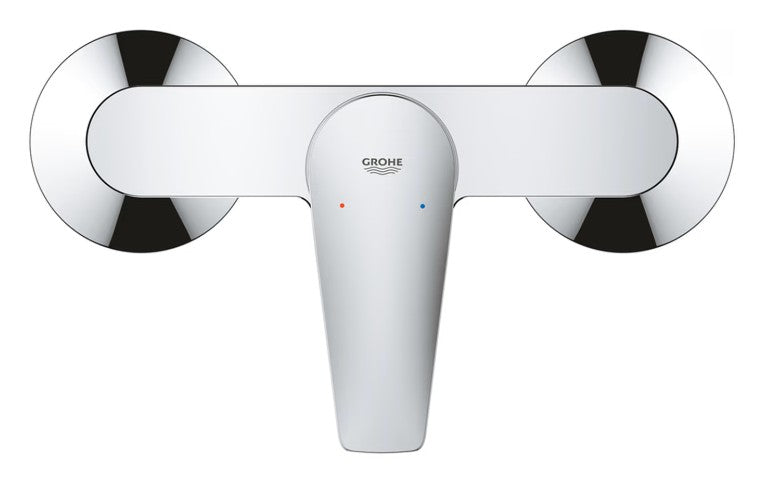 GROHE 2363610F BauEdge Single Lever Shower Mixer, Starlight Chrome, 8.0 L/min