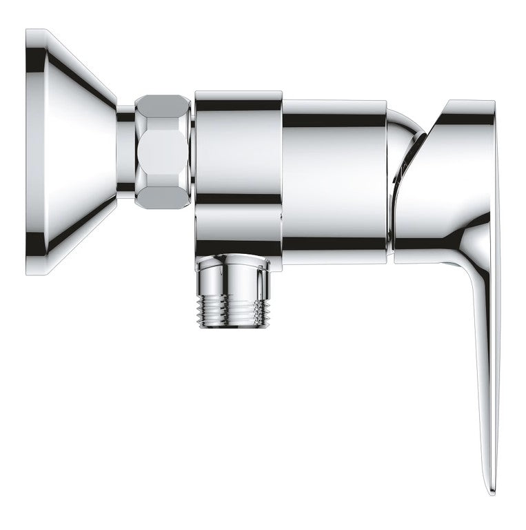 GROHE 2363610F BauEdge Single Lever Shower Mixer, Starlight Chrome, 8.0 L/min