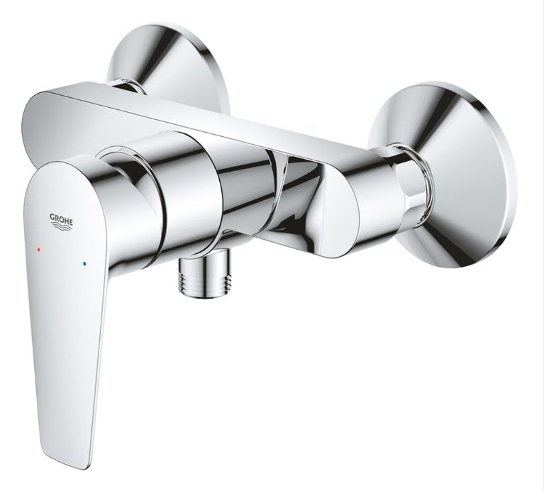 GROHE 2363610F BauEdge Single Lever Shower Mixer, Starlight Chrome, 8.0 L/min
