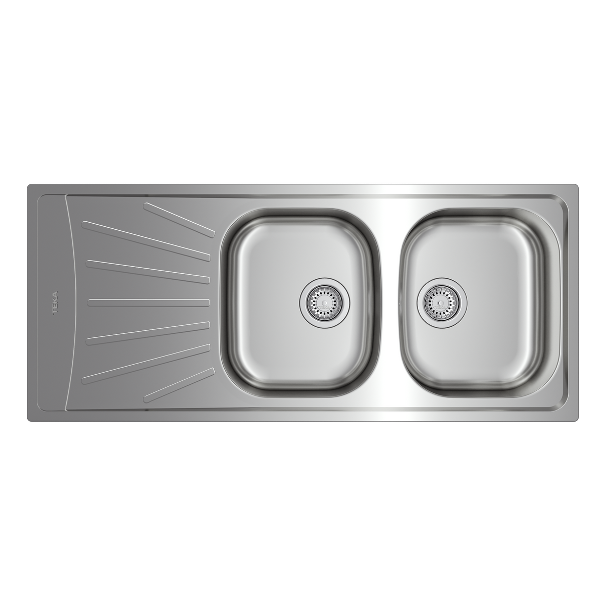 TEKA Starbright 80 EXN Double Bowl Inset Sink 115180002 Matt Finish 80 cm