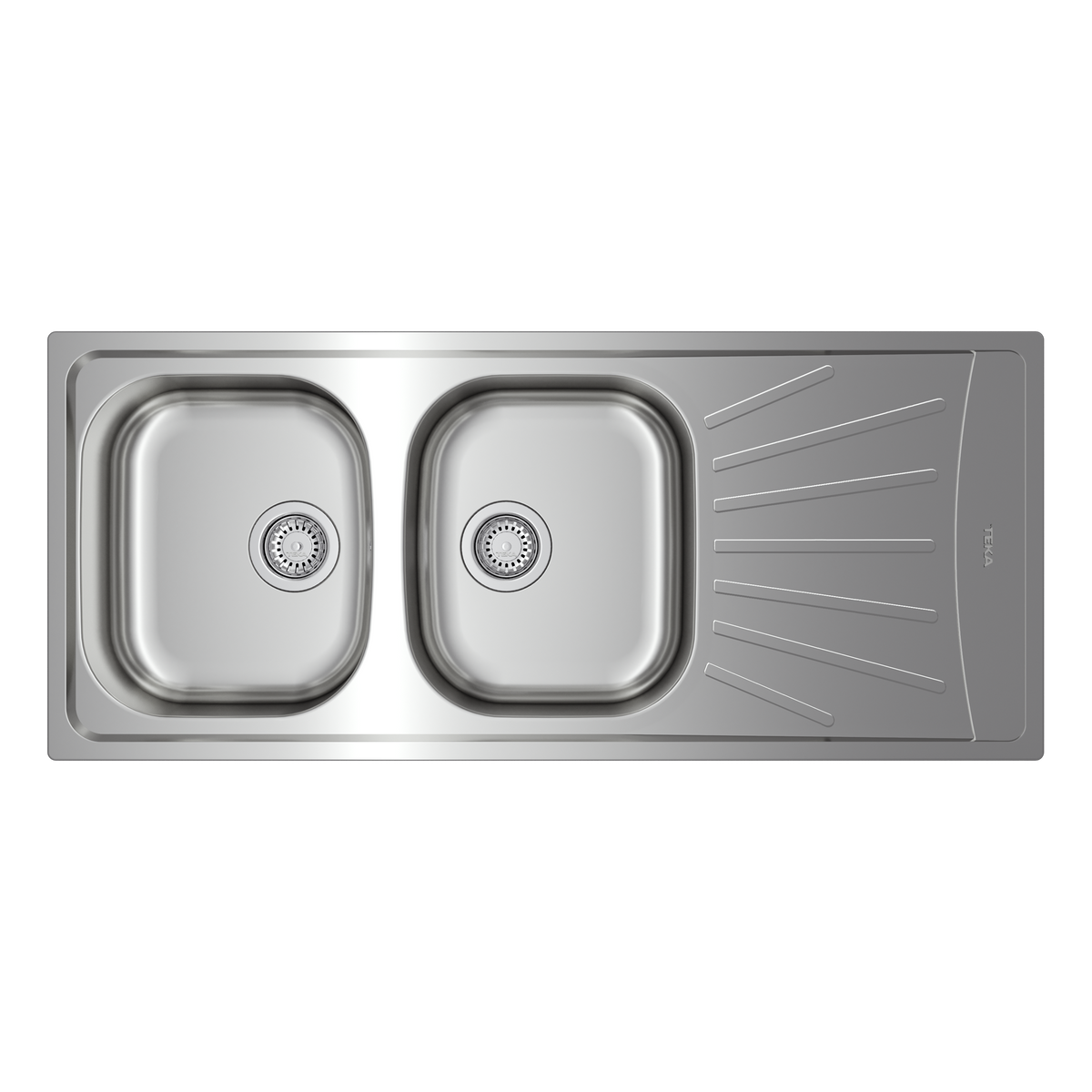 TEKA Starbright 80 EXN Double Bowl Inset Sink 115180002 Matt Finish 80 cm