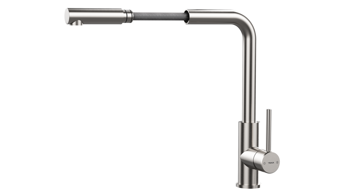 TEKA UNI 9331 Single lever kitchen eco tap with high spout pull-out