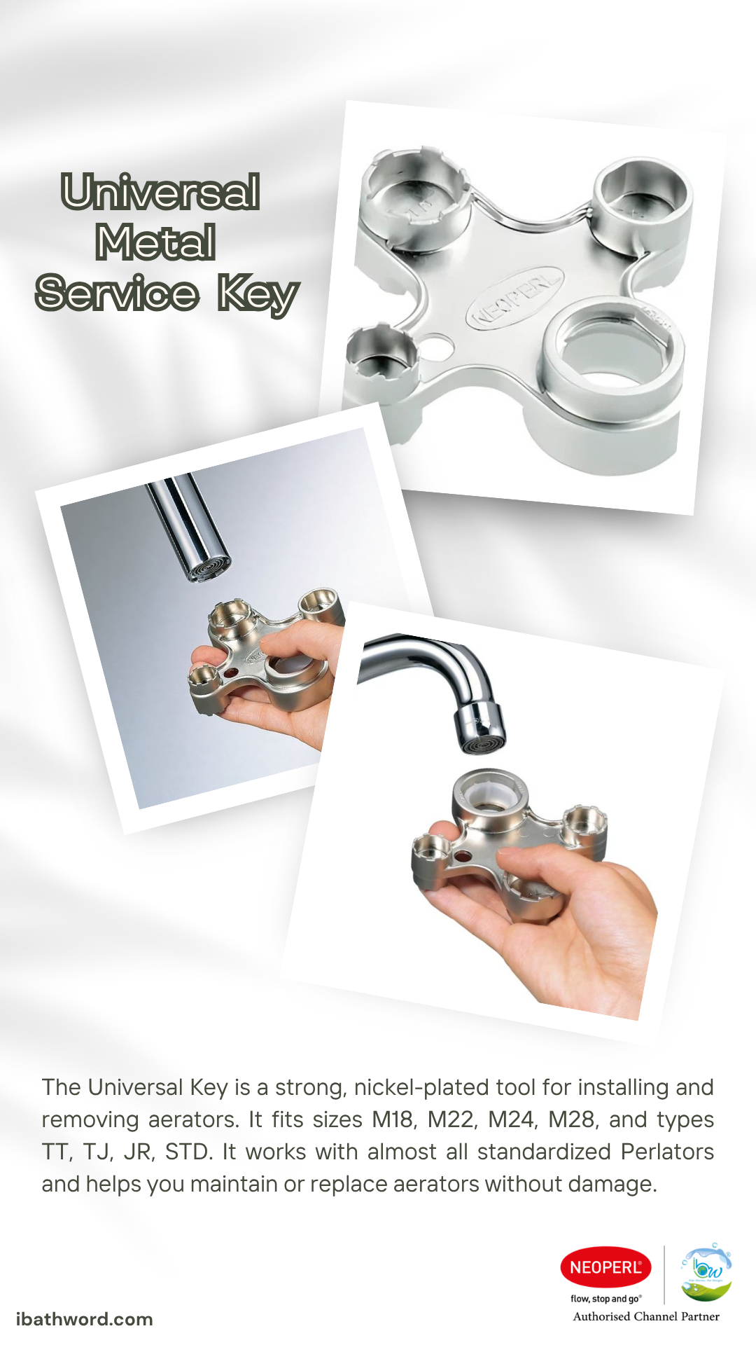 Neoperl Universal Service Key - Metal