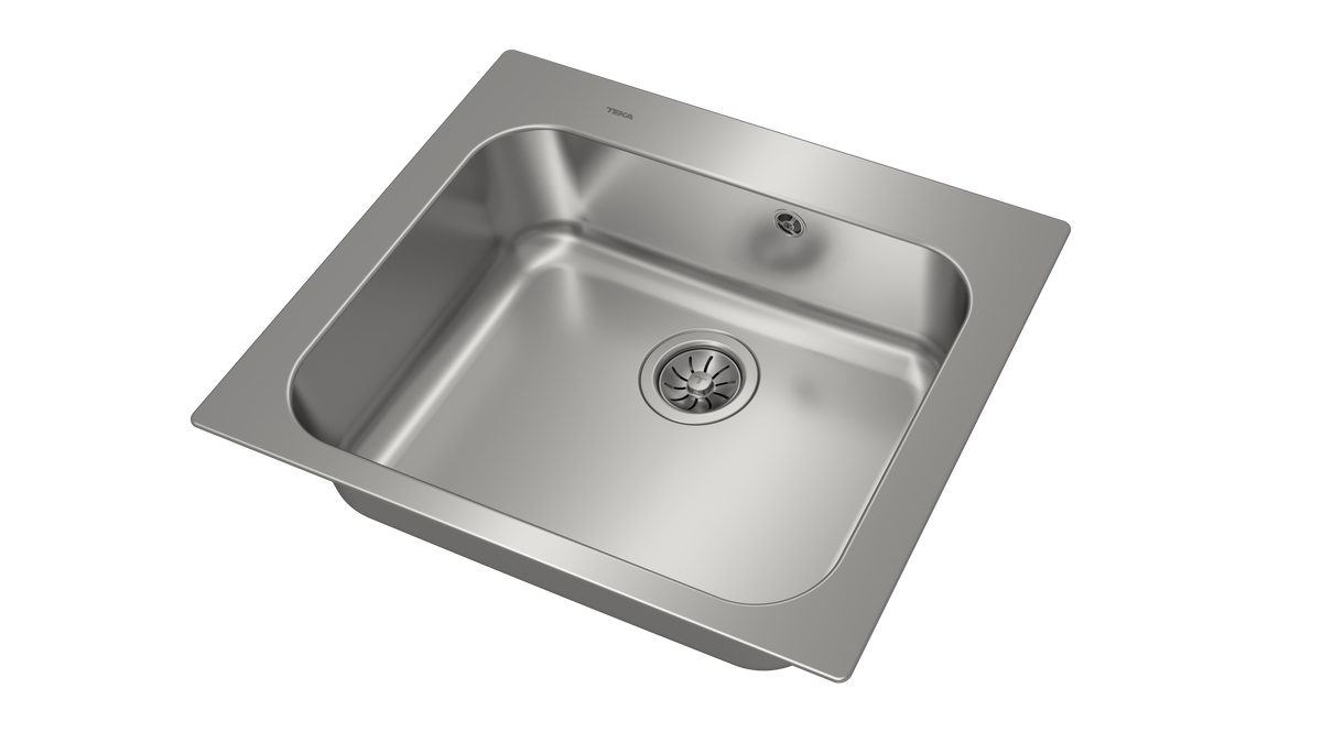 Universe 60 T-XP 1B MAX 50 cm stainless steel inset sink Hygiene